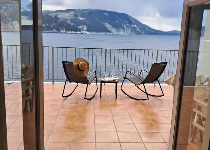 Villa Luxury Seafront Villas, Kefalonia, 100m & Center, 4 Stars Services, Parking - Near Myrtos - Fiskardo Asos