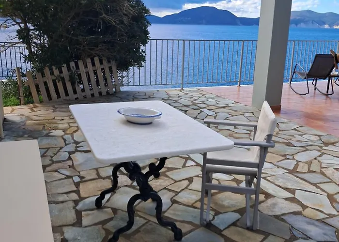 Luxury Seafront Villas, Kefalonia, 100m & Center, 4 Stars Services, Parking - Near Myrtos - Fiskardo Villa Asos